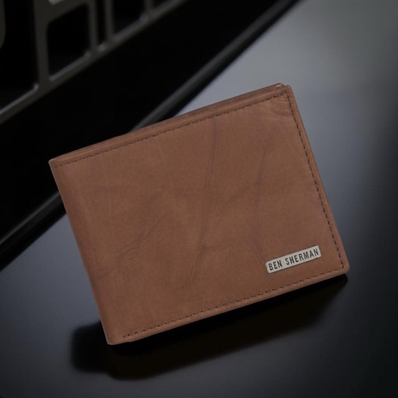Ben Sherman Genuine Leather Men's Wallet - Picture 1 of 5